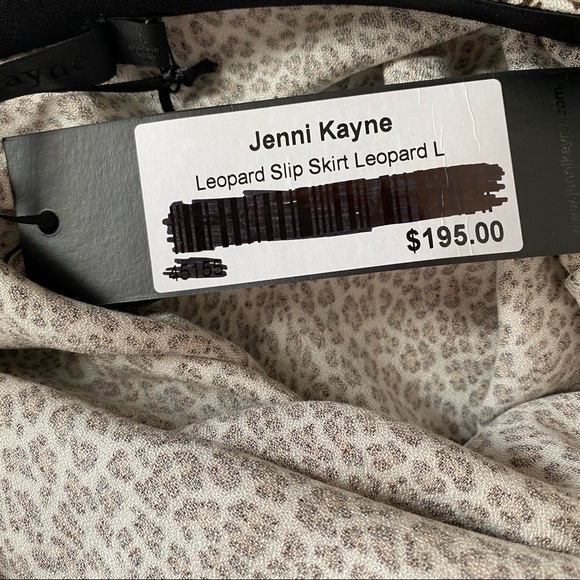 NWT Jenni Kayne Women's Leopard Midi Slip Skirt - Picture 12 of 12